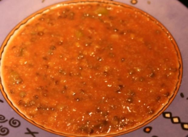 Vegetarische Linsensuppe
