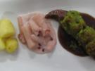 Rehrückenmedaillons mit Pistazienkruste an Schwarzwurzel-Preiselbeersahne und Kartoffeln - Rezept