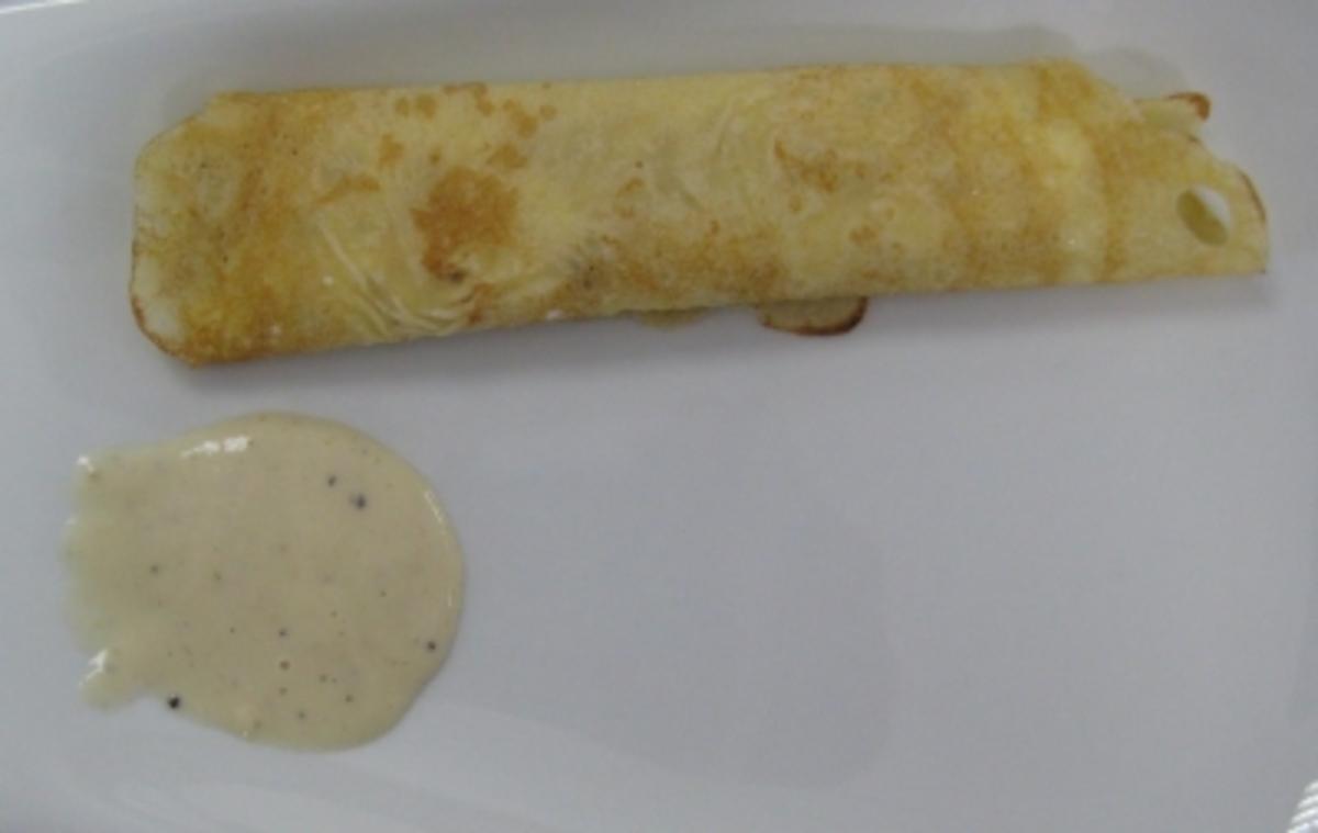 Meerrettich-Crêpes mit Zitronengrassoße - Rezept