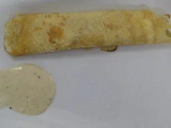 Meerrettich-Crêpes mit Zitronengrassoße - Rezept