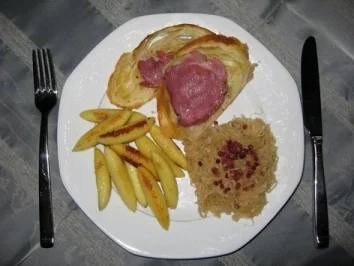 Kassler im Blätterteigmantel - Rezept