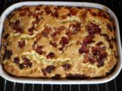 Birnenauflauf mit Speck - Rezept