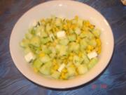 Gurken - Feta Salat - Rezept