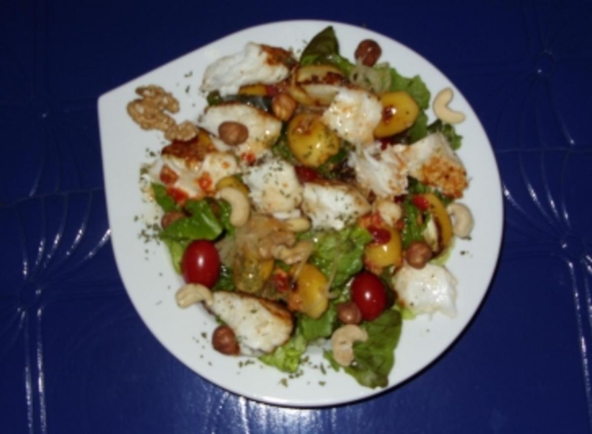 Linda´s Herbstsalat mit Kabeljau-Rückenfilet und frischen Datteln - Rezept - Bild Nr. 6