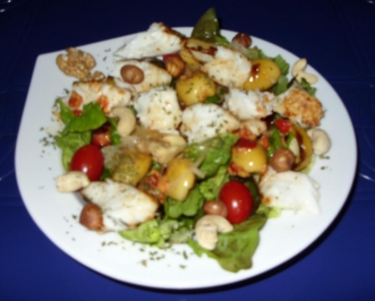 Linda´s Herbstsalat mit Kabeljau-Rückenfilet und frischen Datteln - Rezept - Bild Nr. 7
