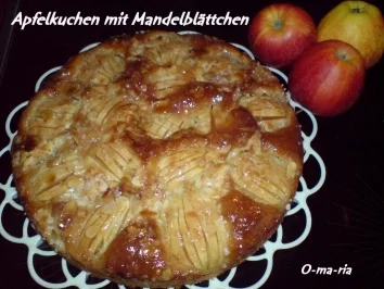Rezept: Kuchen Apfelkuchen mit Mandelblättchen Kuchen Apfelkuchen mit Mandelblättchen - Rezept