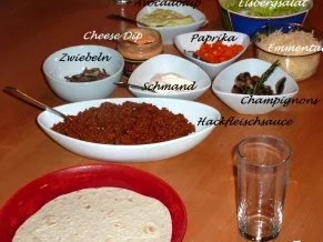 Rezept: Fajitas - mit Hackfleisch Bild Nr. 2 Fajitas - mit Hackfleisch - Rezept - Bild Nr. 2