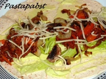 Rezept: Fajitas - mit Hackfleisch Fajitas - mit Hackfleisch - Rezept