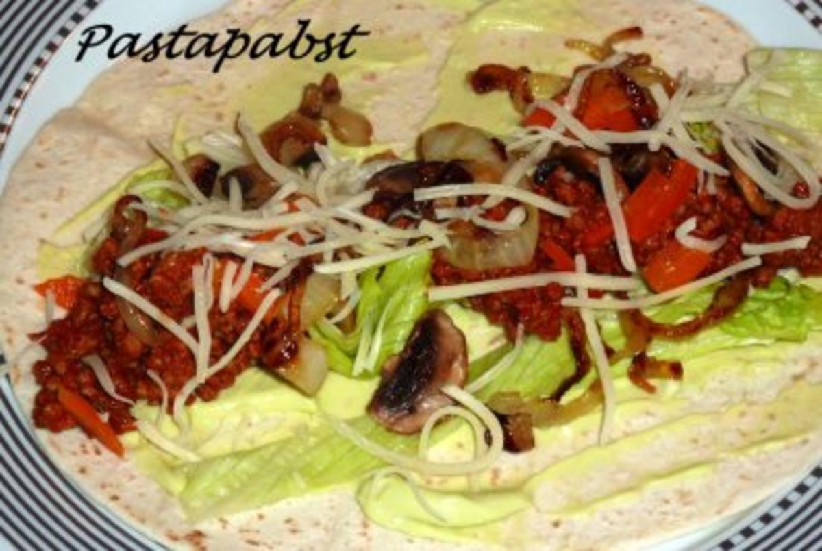 Fajitas - mit Hackfleisch - Rezept mit Bild - kochbar.de