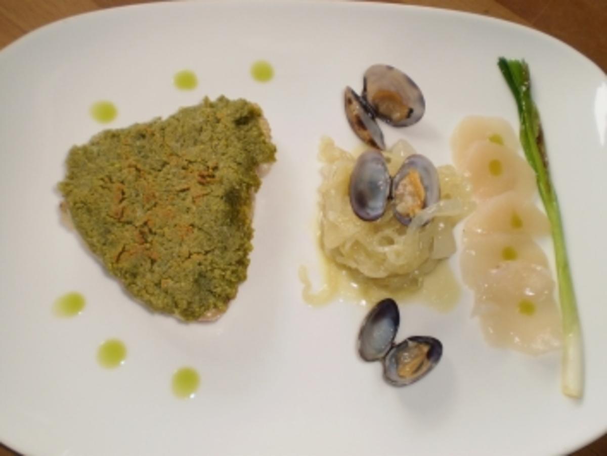 Thunfisch mit Pistazienkruste und Wasabizwiebeln - Rezept - Bild Nr. 2