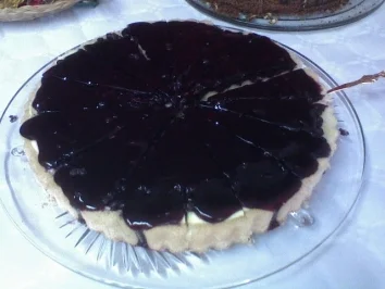 Schneller Heidelbeer-Pudding-Kuchen - Rezept