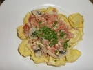 Tortelloni mit Parmaschinken in "Sauce Caesar" - Rezept