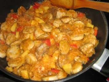 Szegediner mit Weißwürstchen - Rezept - Bild Nr. 5