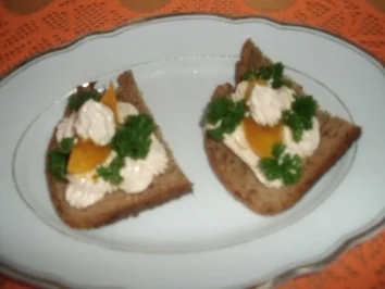 Rezept: Pfirsiche mit Creme Bild Nr. 2 Pfirsiche mit Creme - Rezept - Bild Nr. 2