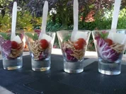 GLASFOOD 1 /PASTA:Spaghetti-Basilikum-Salat - Rezept