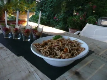 GLASFOOD 1 /PASTA:Spaghetti-Basilikum-Salat - Rezept - Bild Nr. 2