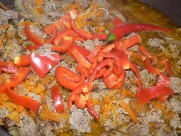 Rezept: bunte Spaghetti bolognese Bild Nr. 4 bunte Spaghetti bolognese - Rezept - Bild Nr. 4