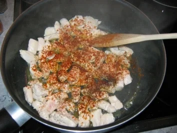 Rezept: Hünchen-Nudel-Pfanne Bild Nr. 2 Hünchen-Nudel-Pfanne - Rezept - Bild Nr. 2