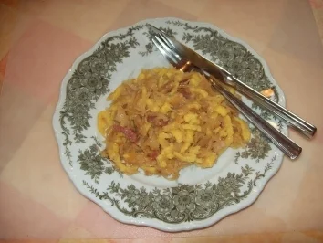 Rezept: Weißkraut - Spätzle -Pfanne Bild Nr. 2 Weißkraut - Spätzle -Pfanne - Rezept - Bild Nr. 2