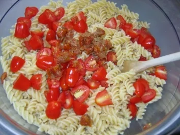 Mediteraner Nudelsalat, ganz ohne Mayo! - Rezept - Bild Nr. 6