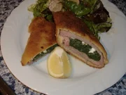 Cordon Bleu mit Spinatfüllung und Feta - Rezept