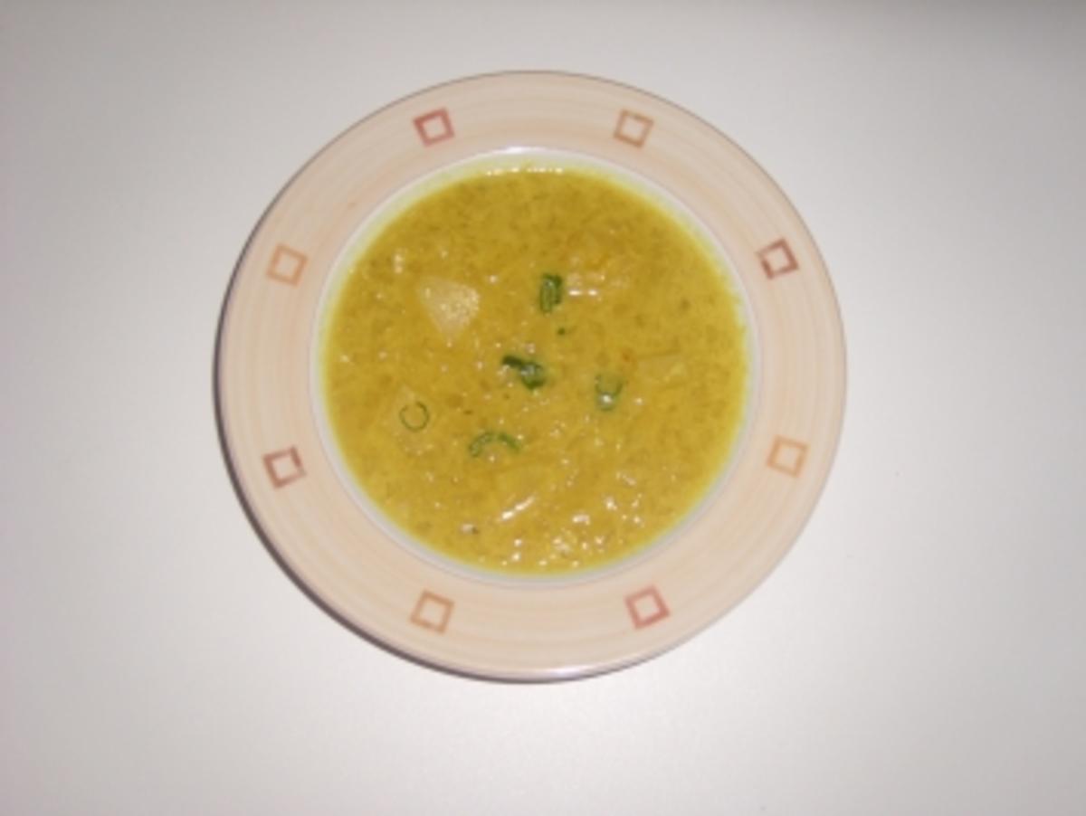 Fruchtig, pikante Currysuppe - Rezept