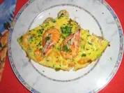 Crevetten in Fritata - Rezept