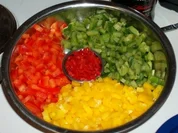 Salsa de Tomate con Pimientas - Rezept