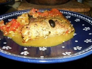 Wels aus der Tajine - Rezept