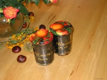 Gewürzmus, Zwetschgen und Äpfel - Rezept