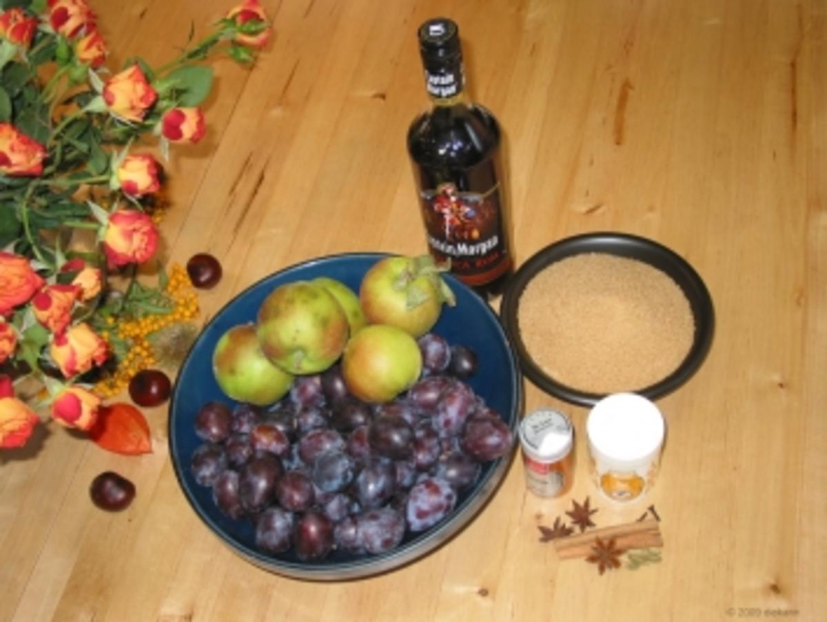 Gewürzmus, Zwetschgen und Äpfel - Rezept - Bild Nr. 2