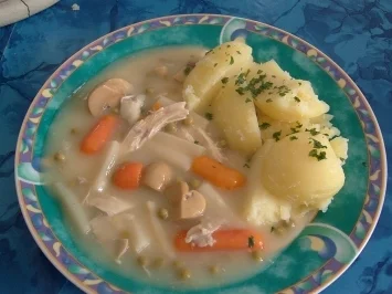 Rezept: Hühner-Ragout Hühner-Ragout - Rezept