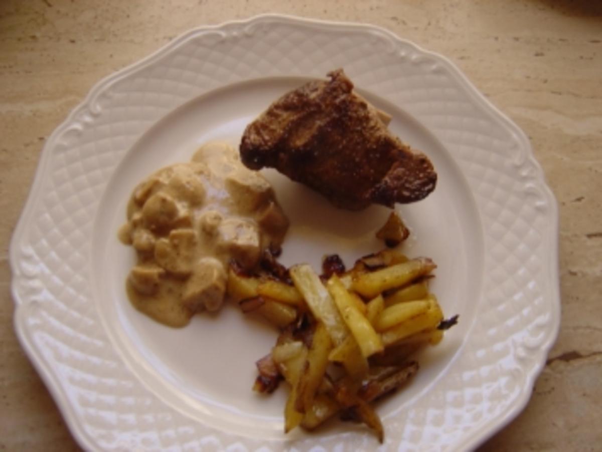 Schweinefilet mit Champignonrahmsoße - Rezept - kochbar.de