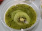 Zimt-Quark- Mousse mit Kiwisoße - Rezept