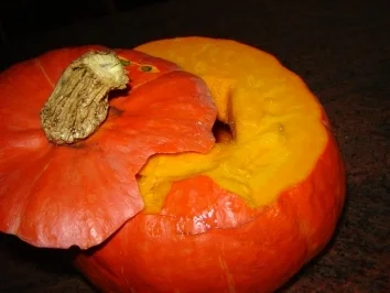 Rezept: Gefüllter Hokaido Kürbis Bild Nr. 2 Gefüllter Hokaido Kürbis - Rezept - Bild Nr. 2