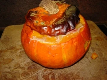 Rezept: Gefüllter Hokaido Kürbis Bild Nr. 5 Gefüllter Hokaido Kürbis - Rezept - Bild Nr. 5