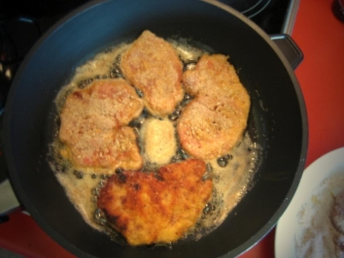 &amp;quot;feines Wiener Schnitzel &amp;quot;(Art) vom Schweinefilet mit Ofenkartoffel ...