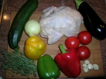 Rezept: Hähnchen mediterrane Art Bild Nr. 3 Hähnchen mediterrane Art - Rezept - Bild Nr. 3