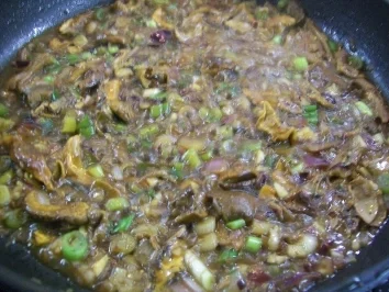 Rinderfiletstreifen in Steinpilzsahne an Tagliatelle - Rezept - Bild Nr. 5