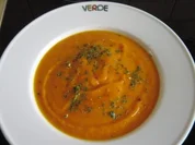 Pikantes Kürbiscremesüppchen - Rezept