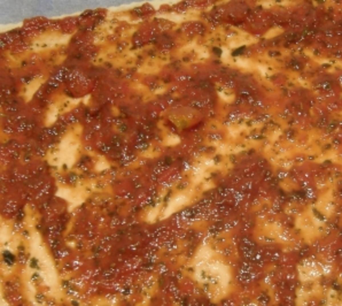 Pizza Vom Blech Rezept Mit Bild Kochbar De