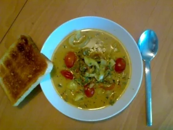 ** Suppen ** Muschelsuppe "Bollywood Style" - Rezept