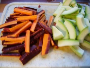 Rezept: Überbackenes Kassler mit Saisongemüse Bild Nr. 2 Überbackenes Kassler mit Saisongemüse - Rezept - Bild Nr. 2