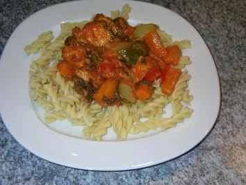 Rezept: Afrikanischer Fleisch-Gemüse Eintopf Bild Nr. 2 Afrikanischer Fleisch-Gemüse Eintopf - Rezept - Bild Nr. 2