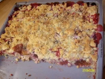 Zwetschgenkuchen mit Zimtstreuseln - Rezept