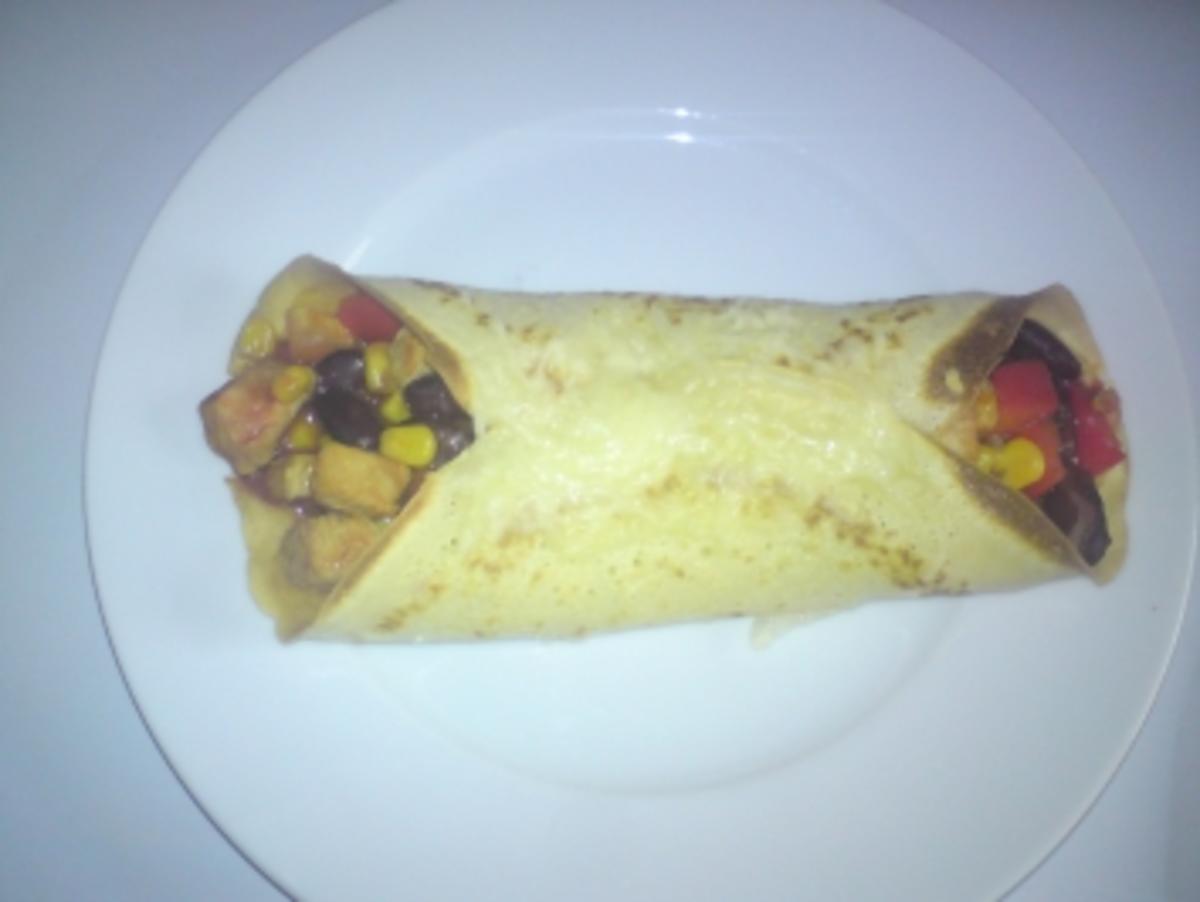 Gratinierte Tex-Mex Pfannkuchen - Rezept