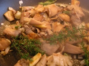 Rezept: Austernpilze an Spaghetti Bild Nr. 3 Austernpilze an Spaghetti - Rezept - Bild Nr. 3