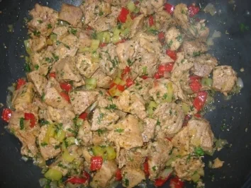 Fleisch-Pfanne ala Ele - Rezept