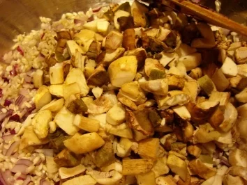 Rezept: Steinpilz - Birnenrisotto mit Coppa - Walnusstoping Bild Nr. 4 Steinpilz - Birnenrisotto mit Coppa - Walnusstoping - Rezept - Bild Nr. 4