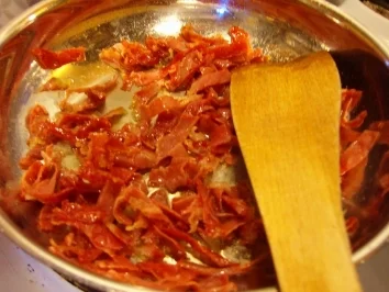 Rezept: Steinpilz - Birnenrisotto mit Coppa - Walnusstoping Bild Nr. 9 Steinpilz - Birnenrisotto mit Coppa - Walnusstoping - Rezept - Bild Nr. 9